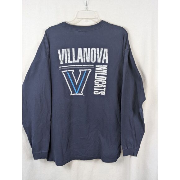Y2k JanSport Villanova Wildcats Long Sleeve T-Shirt Blue Men's Size XL - Picture 8 of 12